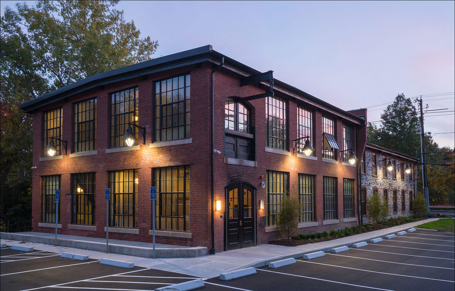 historic renovation of the Heaton and Cowing Mill in Providence, creating 20 units of veteran housing
