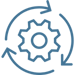 Process Engineering blue icon