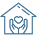 Sacred Spaces blue icon